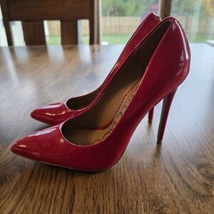 Sam Edelman Vibrant Red Heels